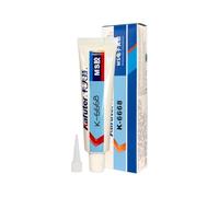 VIDOO Kafuter K-6668 Ancre de Composant Adaptateur Amortisseur Jaune, Polymère MS Semi-Fluide pour Boîtiers Chargeur, Composé de Jointure Résistant Chaleur Ancre, 45g