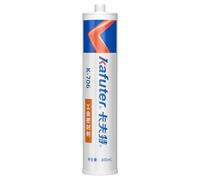 VIDOO Kafuter K-706 Mastic Silicone RTV Translucide, 300ml, Colle Neutre Semi-Fluide pour Ligne d'Assemblage, Enrobage et Fixation, Mastic Silicone Industriel