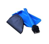 VIDOO Kit d'Applicateur de Colle en Silicone Pinceau Plateau Épandeur pour Travail du Bois Menuiserie-Bleu