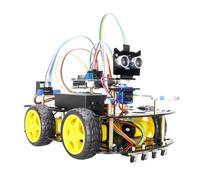 VIDOO Kit Robot de Voiture Intelligent Automation pour Programmation Arduino avec Capteurs Infrarouges Suivi de Ligne STEM