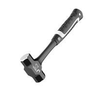 VIDOO Masse de Forgeron 2LB-3LB Robuste Acier Forgé d'Une Seule Pièce Poignée Antidérapante pour Perçage de Brique Martelage Construction-2 Livres