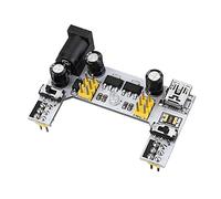 VIDOO Module Alimentation Breadboard MB102 2 Canaux 3.3V 5V Carte d'Essai Sans Soudure Blanc-5pcs