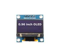 VIDOO Module LCD 0.96 Pouce Communication I2C IIC Affichage 128 * 64 pour Arduiino-Blanc 20pcs