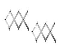 VIDOO Outil de Recherche de Centre à 3 Points Acier Inox Mesure de Précision pour Menuiserie et Soudure-2 pcs