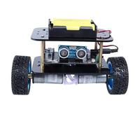 VIDOO Pbot 3.0 Kit Robot Intelligent Auto-Équilibré 2 Roues 2WD pour Arduino Obstacle Ultrasons Contrôle Bluetooth