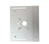 VIDOO Plaque d'Insertion Table Défonceuse Alliage d'Aluminium Jauge d'Onglet Établis Multifonctions Machine Gravure-B