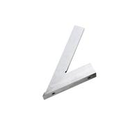 VIDOO Règle Équerre de Bord Plat 45 Degrés pour Menuiserie Mesure de Charpentier Outil Angle Métal Set-150X100 Avec Base 45