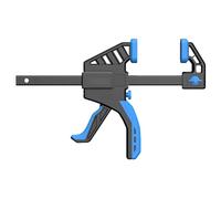 VIDOO Serre-barre et écarteur à dégagement rapide, pince F à une main pour le travail du bois, avec coussinets non marquants (61 cm)