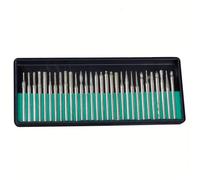 VIDOO Set 30pcs Forets Fraises Diamant Outils Rotatifs Métal Menuiserie Sculpture Formage Gravure Bijouterie-2.35mm Shank