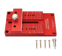 VIDOO Système d'Affûtage Guide d'Aiguisage Support Aiguisement Fixation d'Angle pour Ciseau Menuiserie-#B