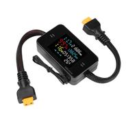 VIDOO Testeur de Chargeur Batterie Wattmètre Voltmètre Ampèremètre 50A Écran LCD Alerte Surtension et Surintensité-XT60-25A 2pcs