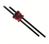 VIDOO Trusquin de Marquage à Double Tête Outil de Dessin Lignes Parallèles Échelle mm et Pouce Alluminium