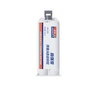 VIDOO XK-320 Composé Adhésif Époxy Double Chambre 50ml, Colle Liquide Séchage Rapide pour Cristaux et Pièces Mécaniques - Transparent