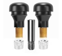 Vidsmow 2PCS Valve D’Air Tubeless pour Trottinette Électrique avec Adaptateur Rigide D’Extension Compatible avec Roues Avant Difficiles D’Accès Joint en Caoutchouc Et Clapet Anti-Retour