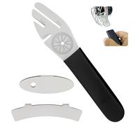 Vidsmow Clé de Réglage de Disque de Vélo avec 2 Cales de Réglage pour Frein à Disque, Régleur Frein Vélo avec Poignée Antidérapante, Outil Précis pour Redressage de Rotor et Alignement des Mâchoires