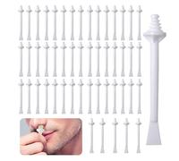 VIDSTW 100 Pieces Épilation du Nez Applicateurs Nose Wax Kit Épilation du Nez Epilation Nez Homme Cire Nez pour Homme Bâtonnets Cire Nez Baton Epilation Cire Kit de Cire de Nez pour Cire Nasale