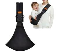 VIDSTW Portable Porte Bebe, Réglable Echarpe de Portage Bebe, Latéralement Koala Babycare Echarpe de Portage, Respirant Sling Bébé pour Nouveau Nés et aux Nourrissons Jusqu'à 20 KG (Noir)