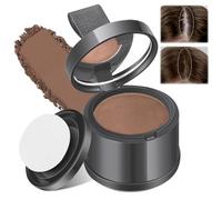 VIDSTW Poudre de Racine de Cheveux Poudre Cheveux Homme et Femme Retouche Racines Cheveux Mascara Cheveux Hair Root Concealer pour Combler les Cheveux Clairsemés (Brun Foncé)