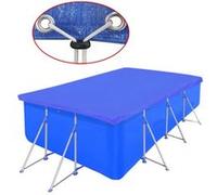 Bâche Piscine PE Rectangulaire 400x207 cm Couverture de Protection vidaXL