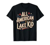 Vie Au Lac Quatre Juillet Enfant du 4 T-Shirt