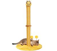 Vie Bee Arbre à chat avec jouet suspendu, griffoir en sisal de qualité supérieure avec jouets en peluche pour chats de tous âges avec base renforcée et ventouses