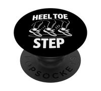 Vie De Claquettes Heel Toe Step Danse PopSockets PopGrip Adhésif