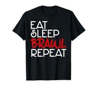Vie De Jeu De Combat Bagarreur Arcade Match Compétitif T-Shirt