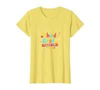 Vie de l'enseignant de troisième année : Aventure éducative colorée T-Shirt, Femme, Citron, L
