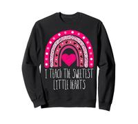 Vie de Prof Arc-en-ciel Cœurs Enfants Amour Sweatshirt