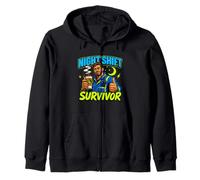 Vie d'équipage de survivant de Quart de Nuit Sweat à Capuche
