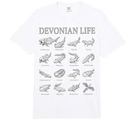 Vie dévonienne Paléontologie Ancienne Époque de l'évolution des Poissons Comfort Colors Adult Heavyweight T-Shirt