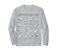 Vie dévonienne Paléontologie Ancienne Époque de l'évolution des Poissons Manche Longue