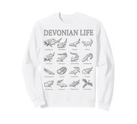 Vie dévonienne Paléontologie Ancienne Époque de l'évolution des Poissons Sweatshirt