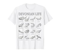 Vie dévonienne Paléontologie Ancienne Époque de l'évolution des Poissons T-Shirt