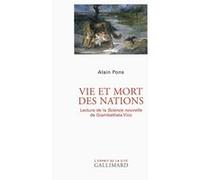 Alain Pons – Vie et mort des Nations – Lecture de la Science nouvelle de Vico – Broché