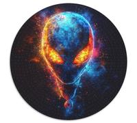 Vie Extraterrestre 1000 Pièces Puzzle Circulaire Détente & Relaxation Jeu Cadeau Unique Adultes Enfants 1000pcs (67.5x67.5cm)