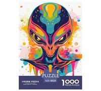 Vie Extraterrestre 1000 Pieces Puzzle en Papier Jeu D'Intelligence Jeu Cadeau Unique Adultes Enfants 38x26cm/1000pcs