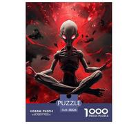 Vie Extraterrestre Puzzles De 1000 Pièces pour Toute La Famille Classiques pour Jeux Et Activités Familiales Stimulantes, DécoRation D'intérieur 38x26cm/1000pcs