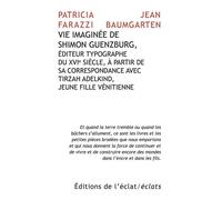 Vie imaginée de Shimon Guenzburg, Éditeur - Patricia Farazzi - Eclat Eds De L' - broché - Essai