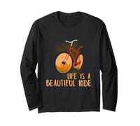 Vie magnifique conduite vélo cadeau Manche Longue