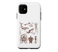 Vie Marine Créatures océaniques Histoire Naturelle Coque pour iPhone 11