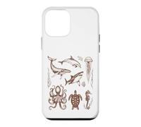 Vie Marine Créatures océaniques Histoire Naturelle Coque pour iPhone 12 Mini