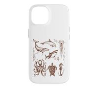 Vie Marine Créatures océaniques Histoire Naturelle Coque pour iPhone 14