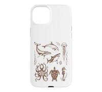 Vie Marine Créatures océaniques Histoire Naturelle Coque pour iPhone 15 Plus