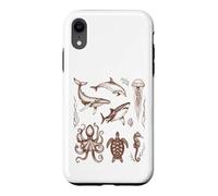 Vie Marine Créatures océaniques Histoire Naturelle Coque pour iPhone XR
