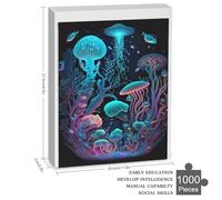 Vie Marine Lumineuse Puzzle De 1000 Pièces pour Adultes, Adolescents Et EnfFourmis Puzzles, Décompression Intellectuelle, Jeu Familial Amusant 78×53cm