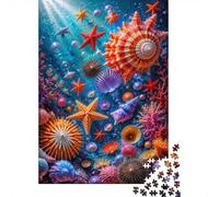Vie Marine Puzzle Mini 1000 Pièces pour Adultes | 52x38cm Carton Décoration Bureau Coupe Précise Détente Familiale