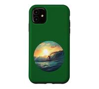 Vie océanique. Catching Waves, Surfer Coque pour iPhone 11