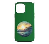 Vie océanique. Catching Waves, Surfer Coque pour iPhone 13 Pro Max