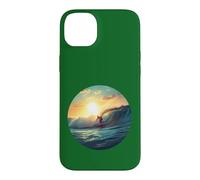 Vie océanique. Catching Waves, Surfer Coque pour iPhone 14 Plus